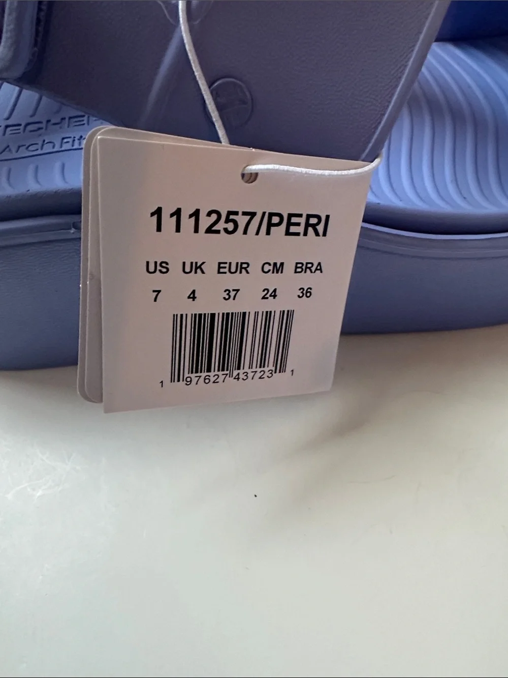 Skechers Periwinkle Foamies Platform Sandals for Women Size 7 - Picture 8 of 8